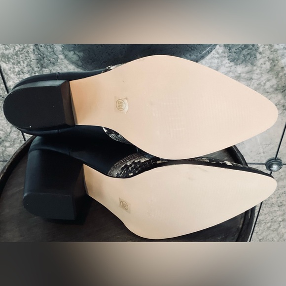 Coconuts by Matisse Black and Snake Print Ankle Boots - Picture 6 of 6